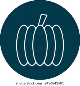 Pumpkin Icon Design For Personal And Comercial Use