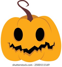 Icono de calabaza. Icono para el día especial de Halloween.