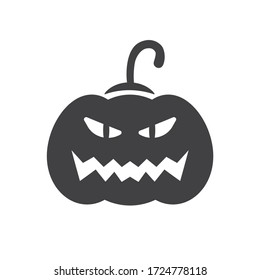 Pumpkin icon. Halloween pumpkin vector flat sign design. Pumpkin pictogram symbol. Halloween EPS 10 symbol