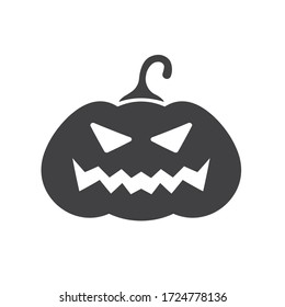 Pumpkin icon. Halloween pumpkin vector flat sign design. Pumpkin pictogram symbol. Halloween EPS 10 symbol
