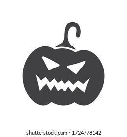 Pumpkin icon. Halloween pumpkin vector flat sign design. Pumpkin pictogram symbol. Halloween EPS 10 symbol