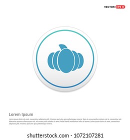 Pumpkin icon Hexa White Background icon template