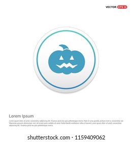 Pumpkin icon Hexa White Background icon template - Free vector icon