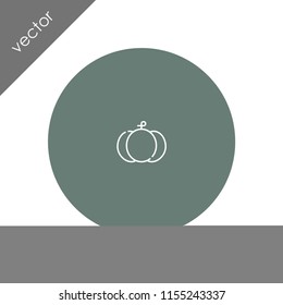 pumpkin icon - illustration