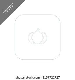 pumpkin icon - illustration