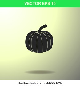 Pumpkin icon. Illustration for business.