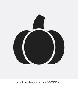 Pumpkin icon illustration isolated vector sign symbol