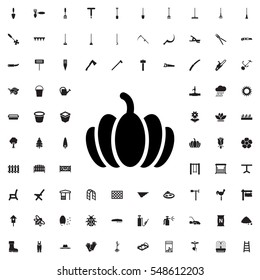 pumpkin icon illustration isolated vector sign symbol