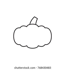pumpkin icon illustration isolated vector sign symbol