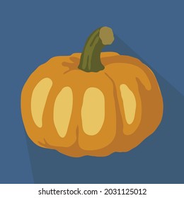 Pumpkin icon illustration vector isolated