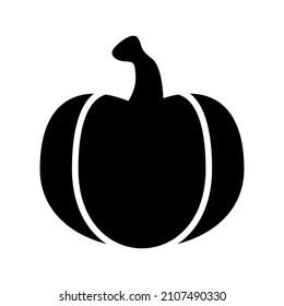 Pumpkin icon isolated on white background