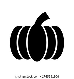 pumpkin  icon or logo isolated sign symbol vector illustration - high quality black style vector icons
