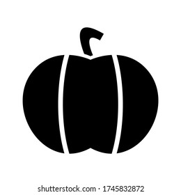 pumpkin  icon or logo isolated sign symbol vector illustration - high quality black style vector icons
