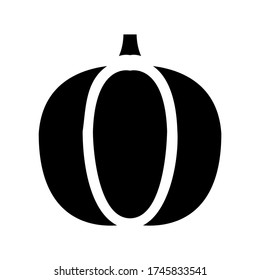 pumpkin  icon or logo isolated sign symbol vector illustration - high quality black style vector icons
