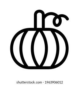 pumpkin icon or logo isolated sign symbol vector illustration - high quality black style vector icons
