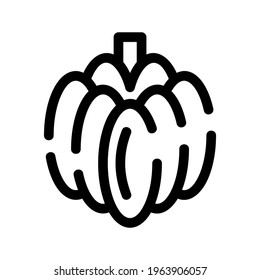 pumpkin icon or logo isolated sign symbol vector illustration - high quality black style vector icons
