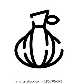 pumpkin icon or logo isolated sign symbol vector illustration - high quality black style vector icons
