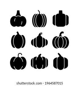 pumpkin icon or logo isolated sign symbol vector illustration - Collection of high quality black style vector icons
