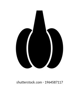 pumpkin icon or logo isolated sign symbol vector illustration - high quality black style vector icons
