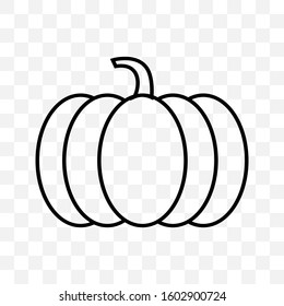 pumpkin icon on a white background