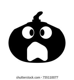 Pumpkin Icon on white background