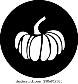 icono de calabaza, signo, símbolo, vector, arte