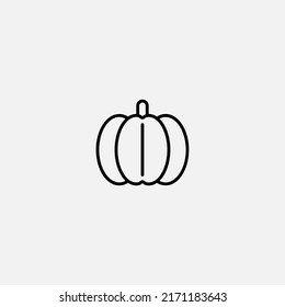 Pumpkin icon sign vector,Symbol, logo illustration for web and mobile