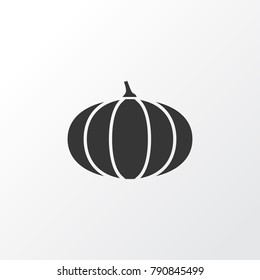 Pumpkin icon symbol. Premium quality isolated gourd element in trendy style.