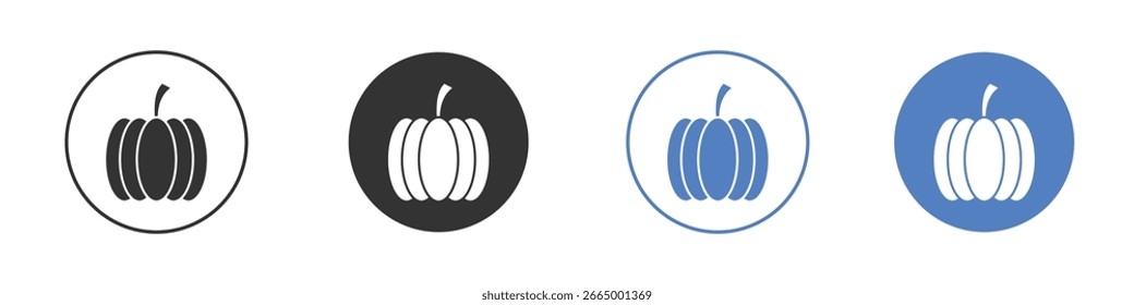 Pumpkin icon symbol. Quality design element.
