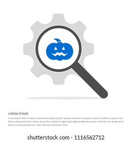 Pumpkin icon - vector icon