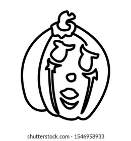 Pumpkin icon vector design template