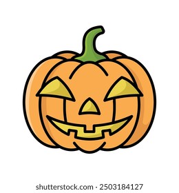 pumpkin icon vector design template simple and clean