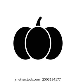 pumpkin icon vector design template simple and clean