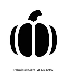 pumpkin icon. vector glyph icon for your website, mobile, presentation, and logo design.