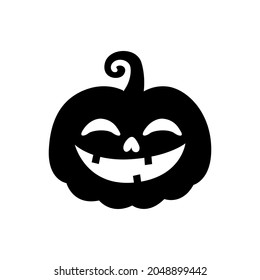 Pumpkin icon vector. Halloween illustration sign. pumpkin faces symbol or logo.