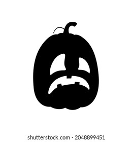 Pumpkin icon vector. Halloween illustration sign. pumpkin faces symbol or logo.