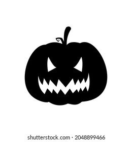 Pumpkin icon vector. Halloween illustration sign. pumpkin faces symbol or logo.