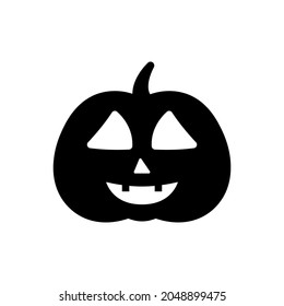 Pumpkin icon vector. Halloween illustration sign. pumpkin faces symbol or logo.