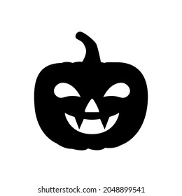 Pumpkin icon vector. Halloween illustration sign. pumpkin faces symbol or logo.
