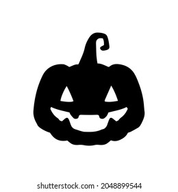 Pumpkin icon vector. Halloween illustration sign. pumpkin faces symbol or logo.