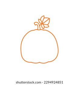 Pumpkin icon vector. Halloween illustration sign. zucchini symbol or logo.