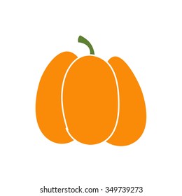 pumpkin icon. vector illustration