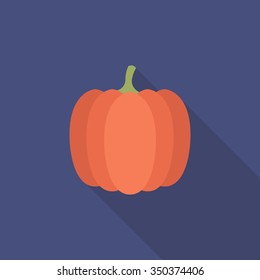 pumpkin icon. vector illustration
