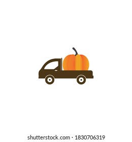 pumpkin icon vector illustration design, Autumn halloween pumpkin