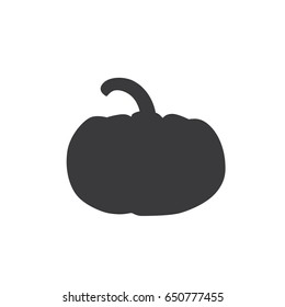 Pumpkin icon, vector illustration design. Vegetables collection.