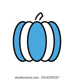 Pumpkin icon vector stock illustration