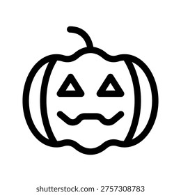 Pumpkin Icon Vector Symbol Design Illustration