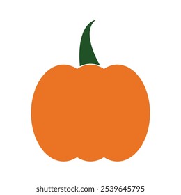 Pumpkin icon. Vegetable Icon on white background. vector illustration.