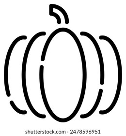 Pumpkin icon for web, app, infographic etc