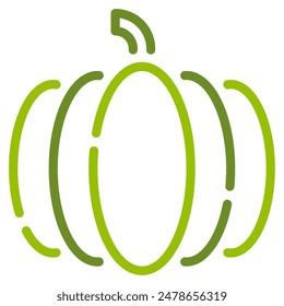Pumpkin icon for web, app, infographic etc